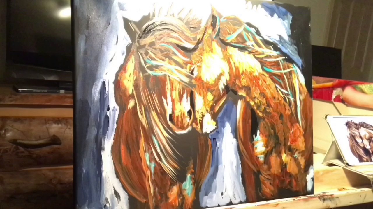 Wild Horses painting by Vanessa Horabuena