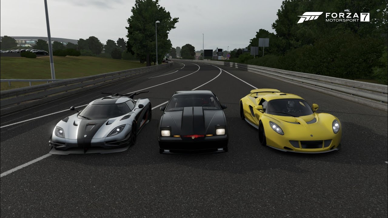 Pontiac Firebird T/A (Tuned) Vs Koenigsegg One:1 Vs Hennessy Venom GT | Forza Motorsport 7 Drag Race