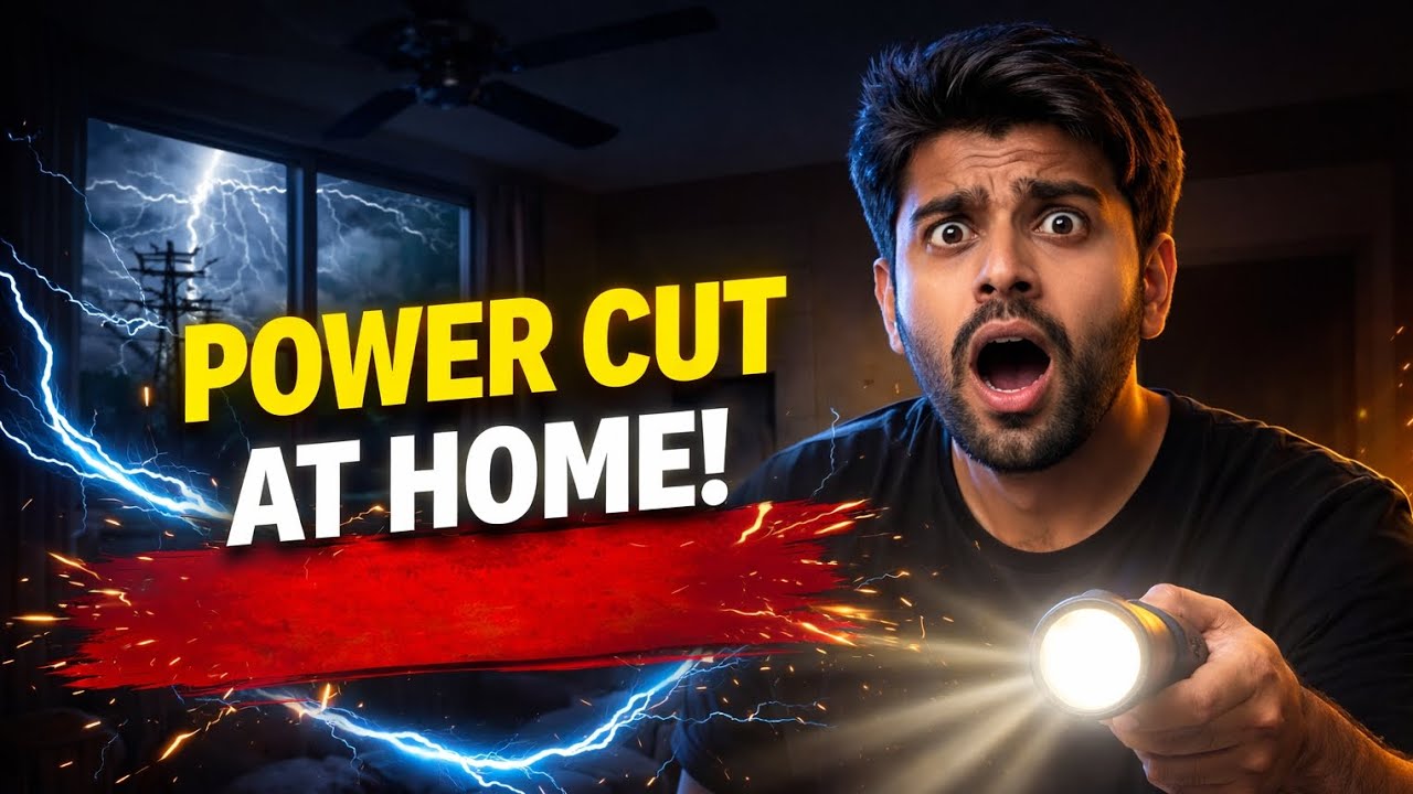 Power cut at home light kyu Chali gai 😱 #mrindia8817  #minivlog 