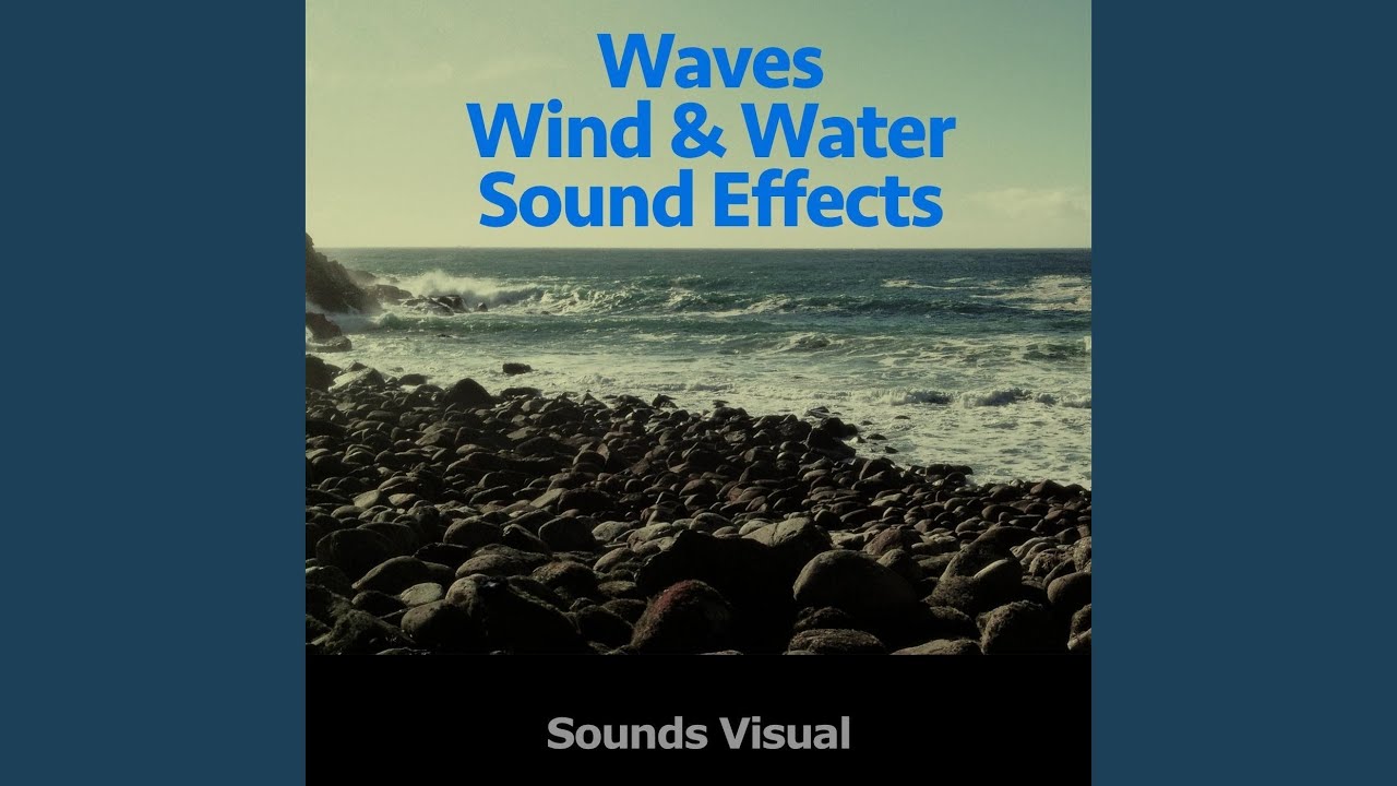 Big Atlantic Rollers Crashing into Beach in Cornwall
