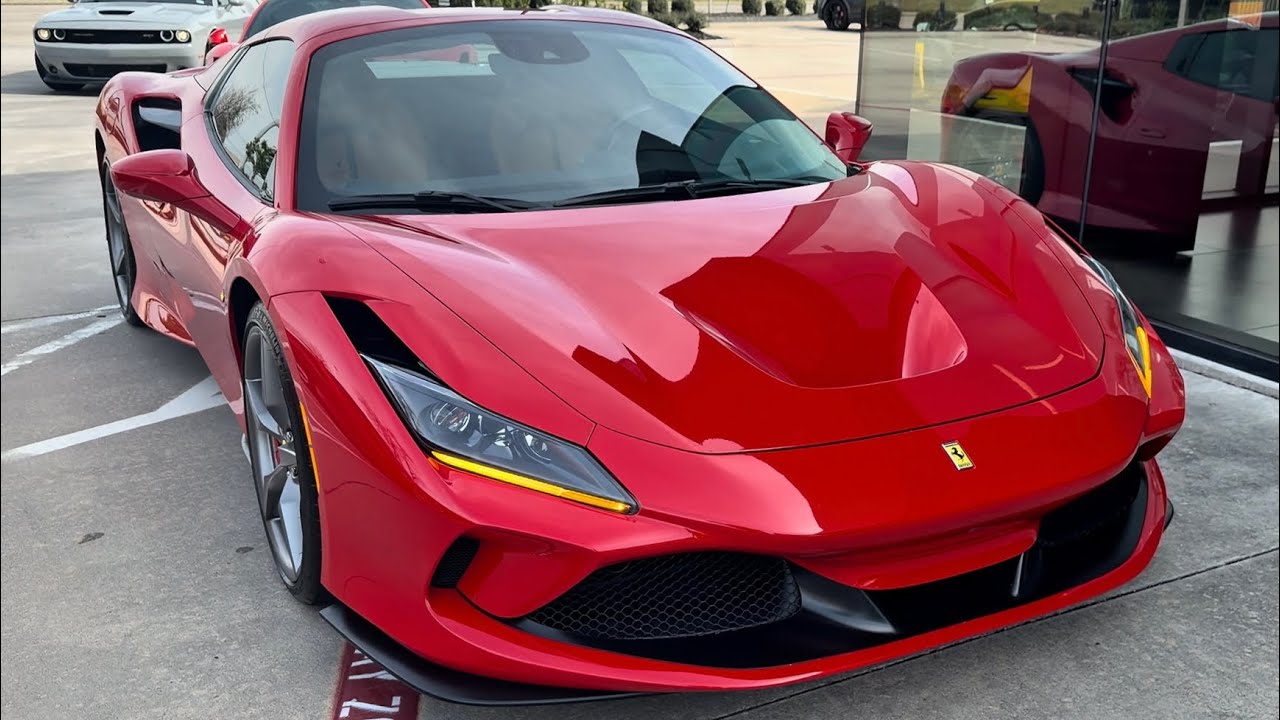 1 MILLION Worth of Red Ferrari F8s in Houston! Spider vs Coupe – Which Wins? 😱