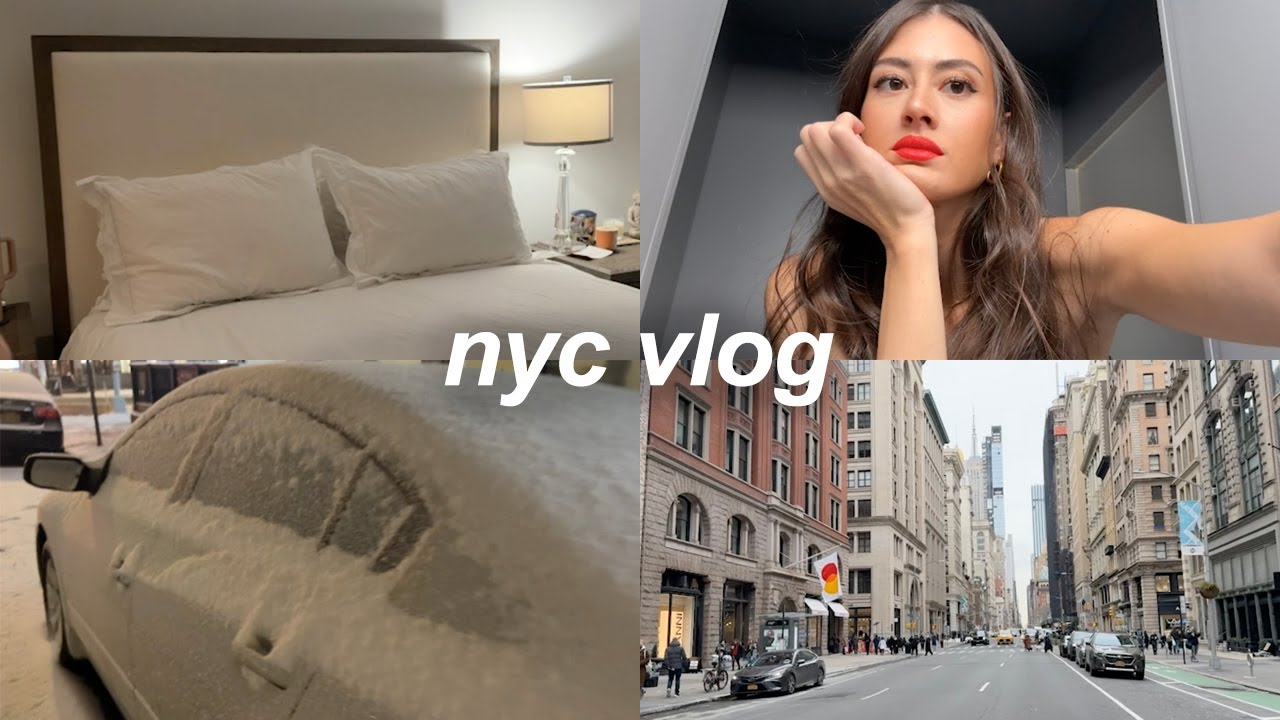 nyc vlog: comprando móveis pro ap, nevasca, reveillon, tutorial de maquiagem