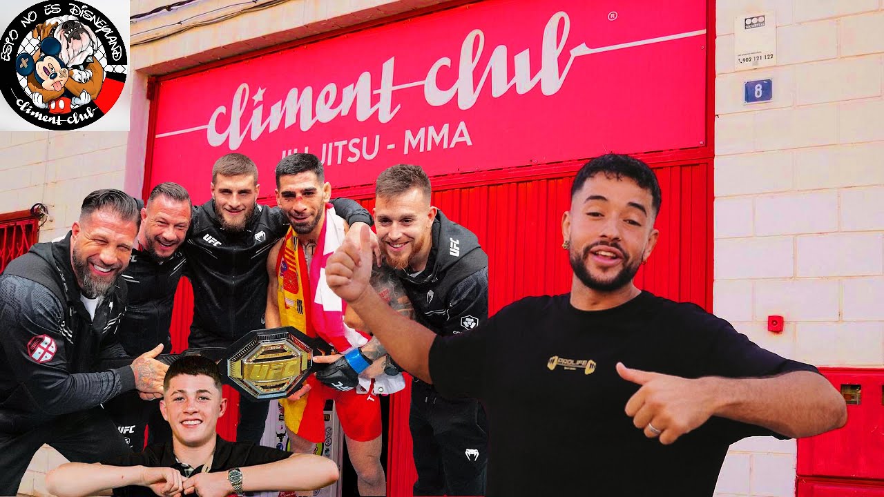 ENTRENO EN CLIMENT CLUB DONDE ILIA TOPURIA SE CONVIRTIO EN CAMPEON DE UFC!