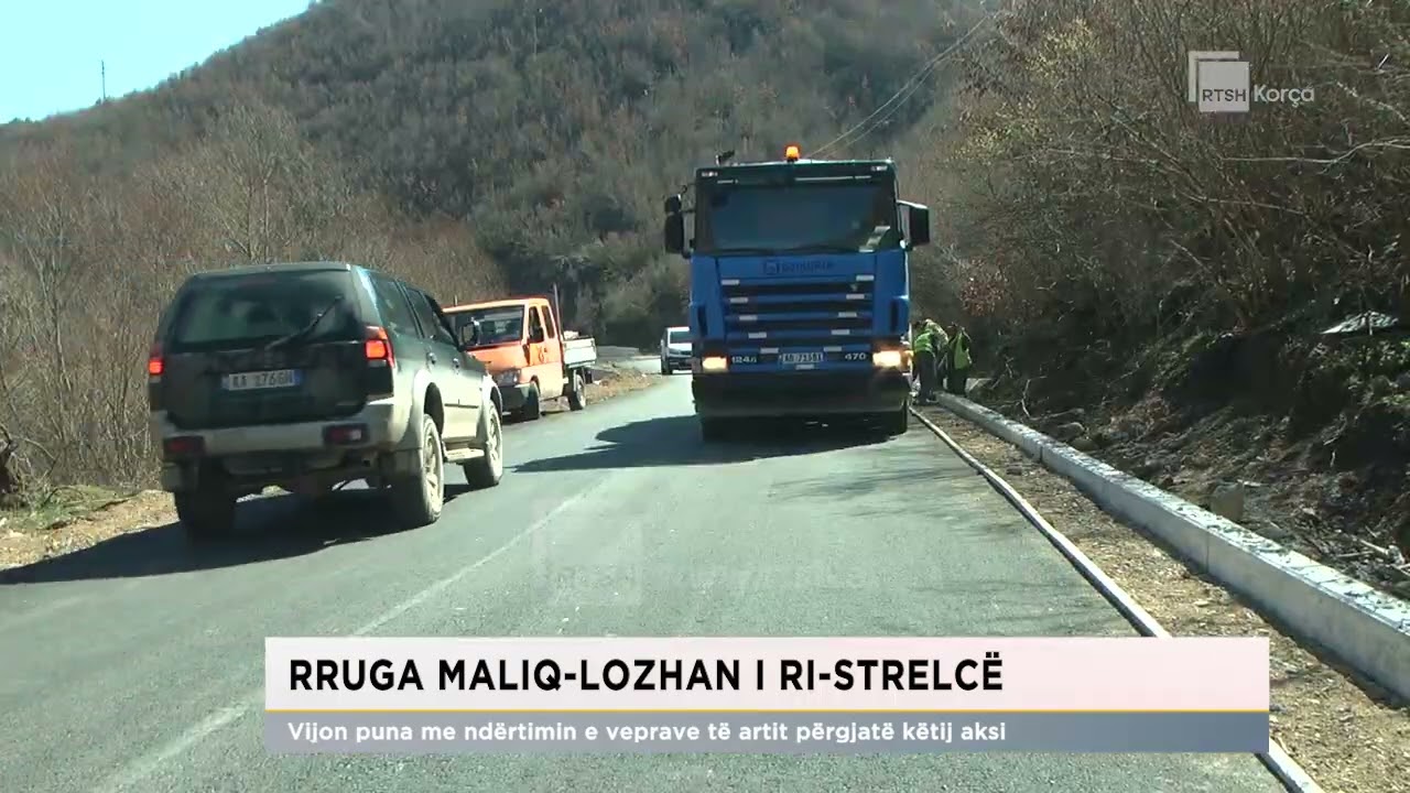 Rruga Maliq-Lozhan i ri-Strelcë/ Vijon puna me ndërtimin e veprave të artit përgjatë këtij aksi