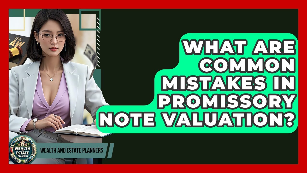 What Are Common Mistakes In Promissory Note Valuation? - Wealth and Estate Planners
