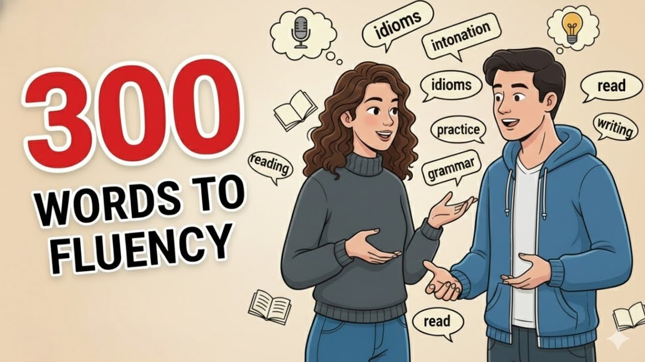 Speak English Fluently with Only 300 Words | English Podcast For Learning English