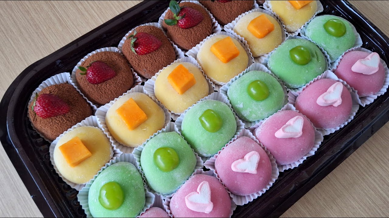 TIPS MENGOLAH GLAZE UNTUK ISIAN MOCHI ENAK, LUMER.. Mochi Hantaran Simpel Bikin Dompet Makin Tebel‼️