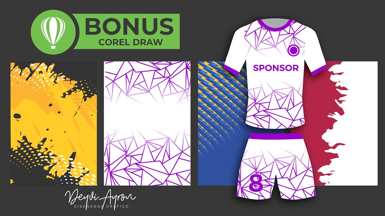 🔴Diseños de Polos Deportivos para Sublimado 1 | Descarga gratis CDR
