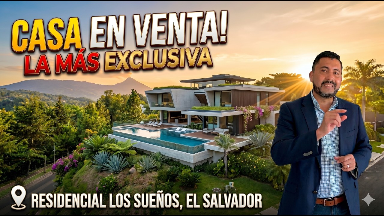 Mira esta CASA en VENTA en EL SALVADOR, ubicada en LOS SUENOS, EXCLUSIVIDAD y UBICACION