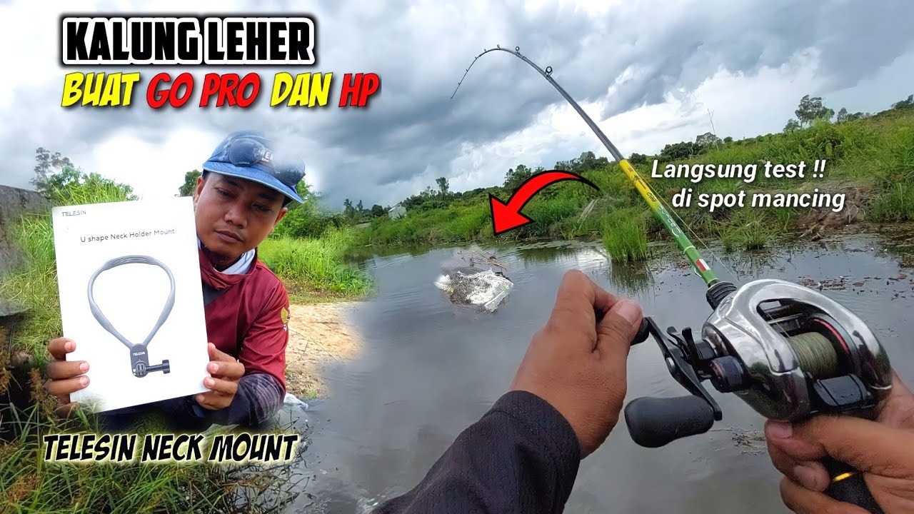 JUARA BARU KALUNG LEHER PALING SEMPURNA UNTUK VLOG MANCING|TELESIN NECK MOUNT