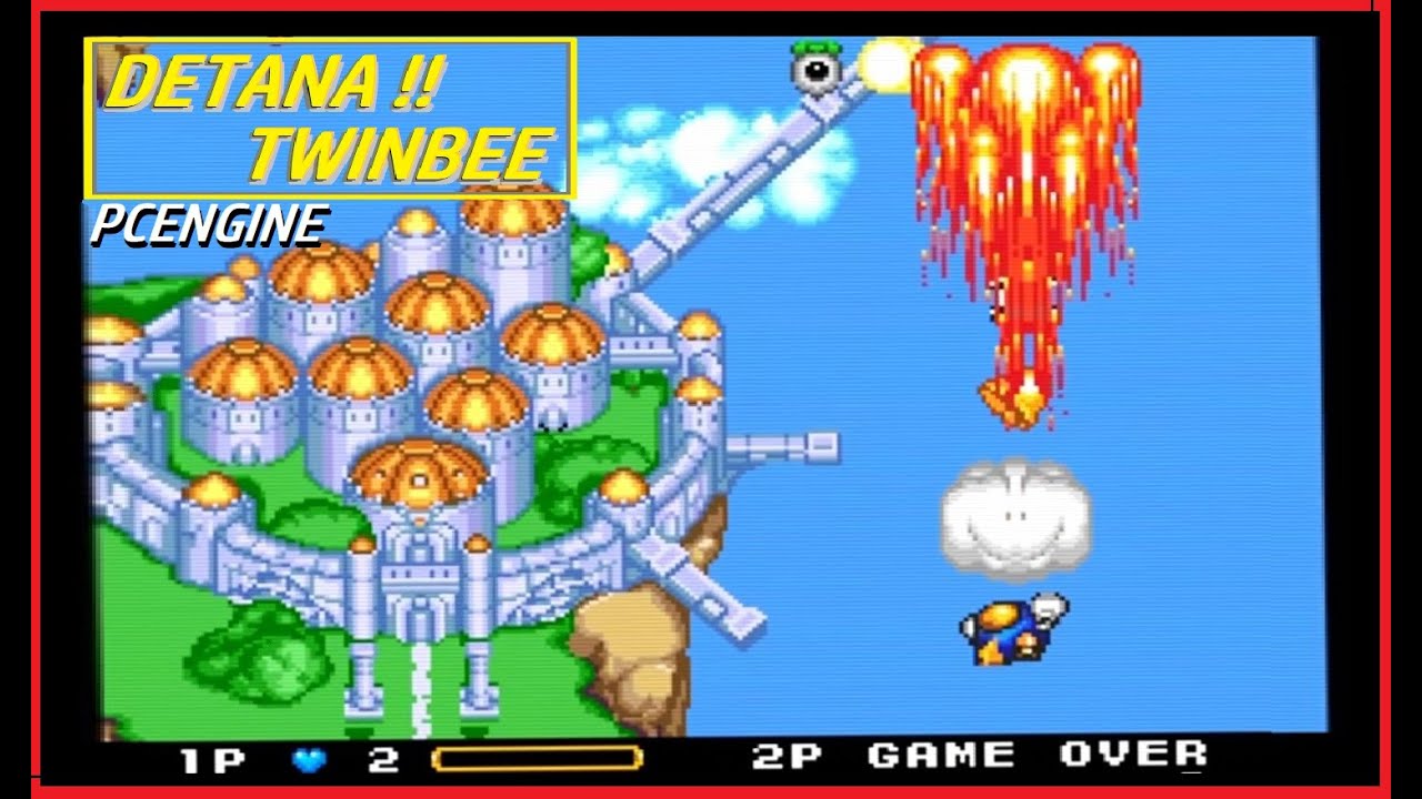 Detana! TwinBee - Attract Demo Mode - PC ENGINE - Konami - 1080p60