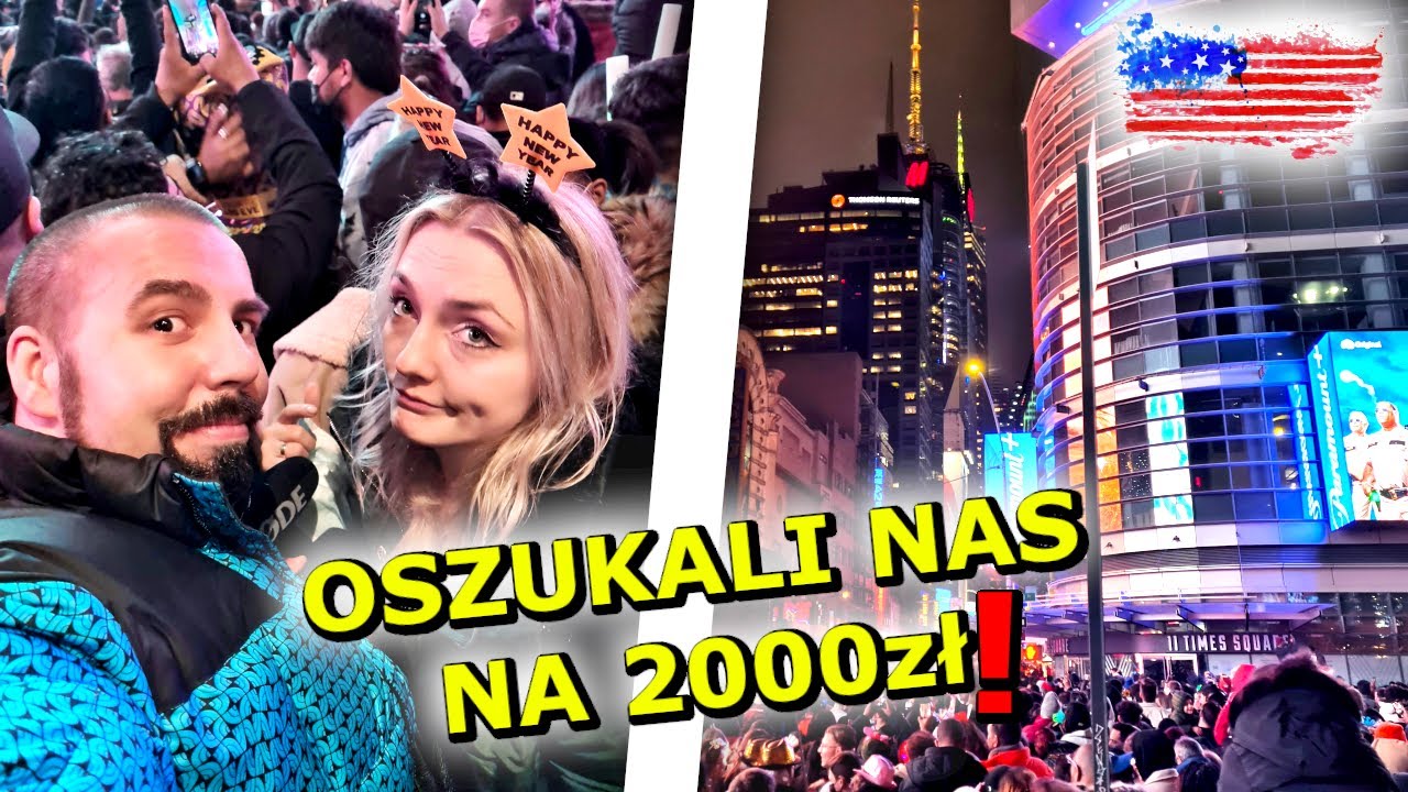 SYLWESTER na TIMES SQUARE! | Dlaczego NIE WARTO!? | Smacznego NY Vlog. 5