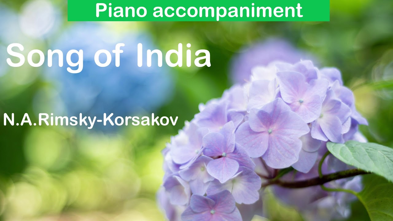 Song of India accompaniment/Rimsky-Korsakov