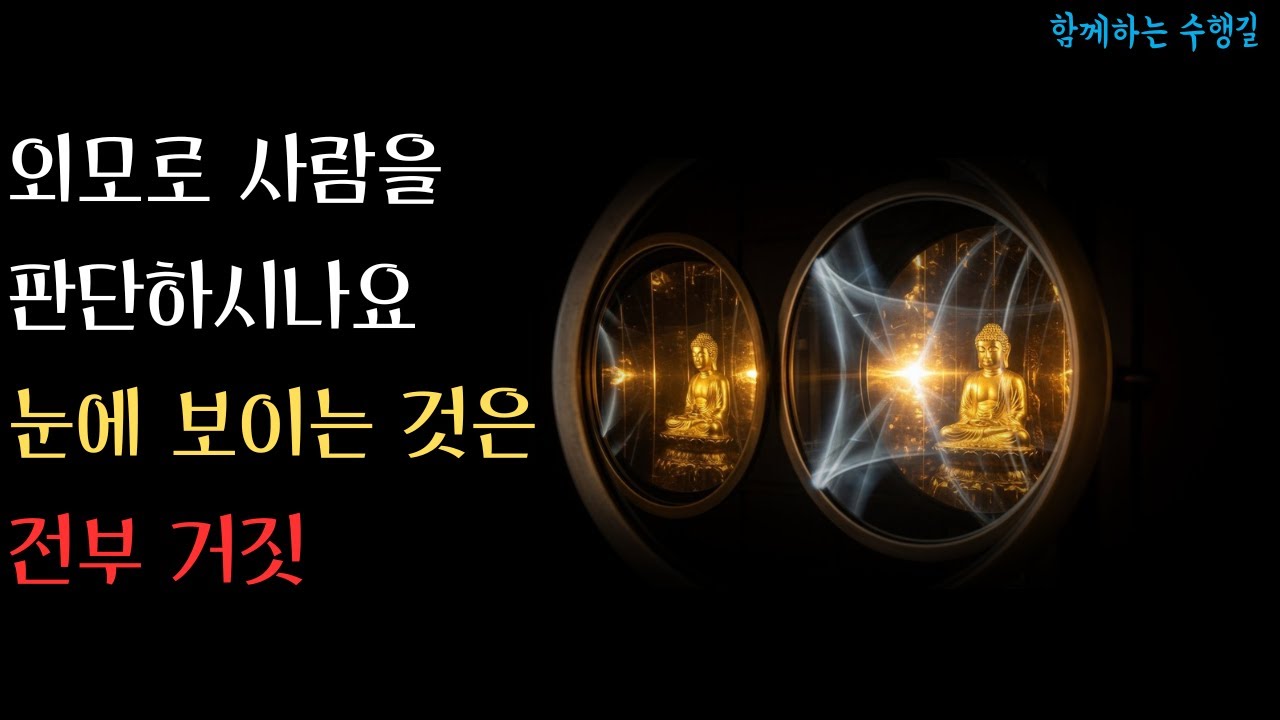 외모로 사람을 판단하시나요? 부처님이 밝힌 충격적 진실 | 눈에 보이는 것은 전부 '거짓'입니다