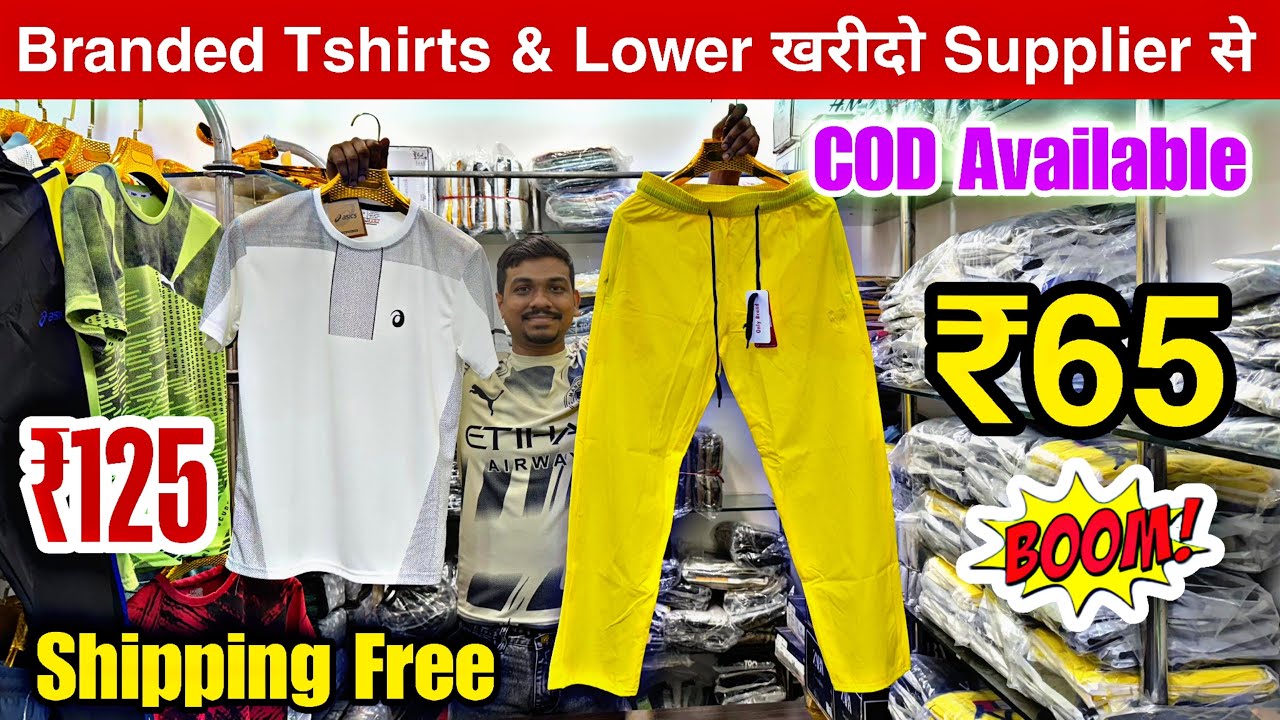 Branded T-Shirt Wholesale Market Delhi 🔥 | Original Surplus T-Shirts Tank Road Karol Bagh