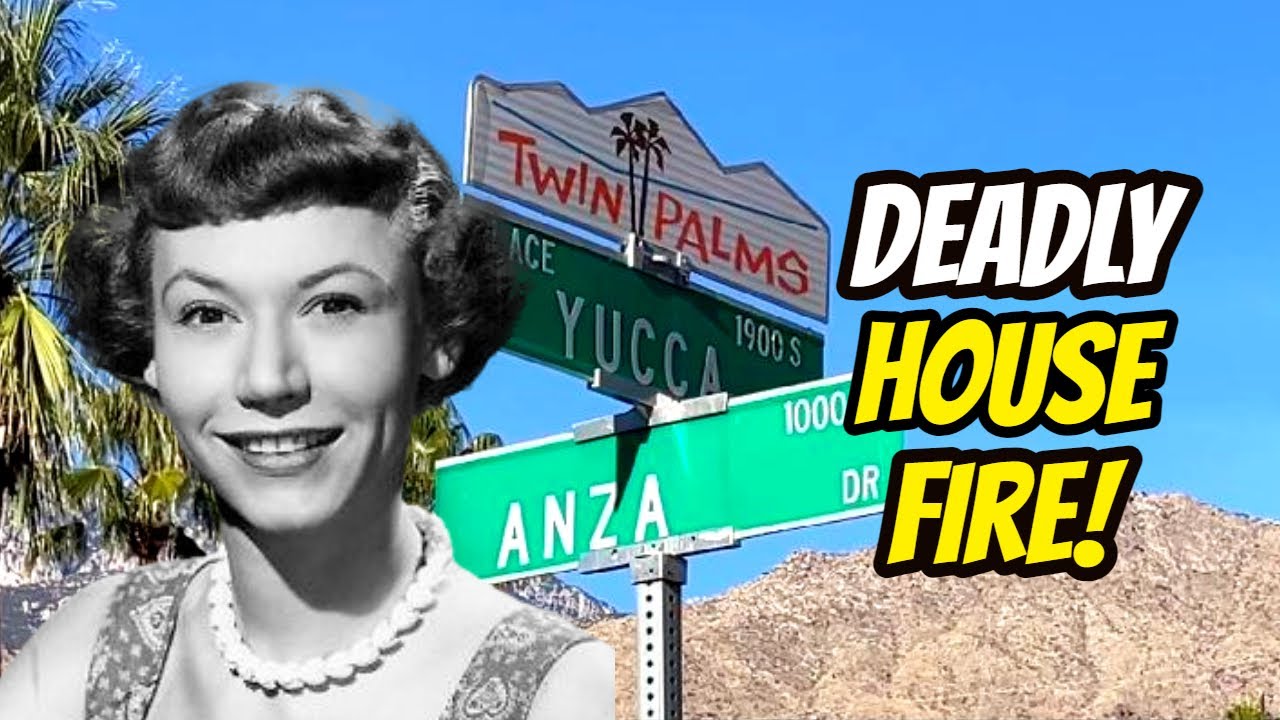 Walking Tour - The TWIN PALMS Neighborhood Of Palm Springs Where A HOLLYWOOD ACTRESS Died!