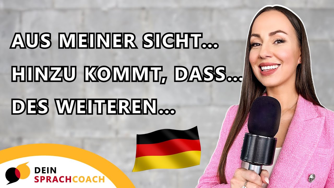 ARGUMENTIEREN auf Deutsch🇩🇪 (Argumentation | Prüfungsvorbereitung | Redemittel | A2 B1 B2 C1)