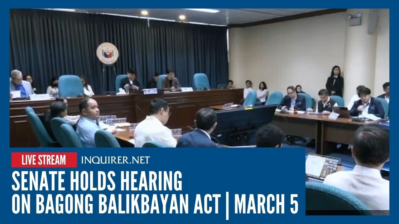 LIVE: Senate holds hearing on Bagong Balikbayan Act | March 5