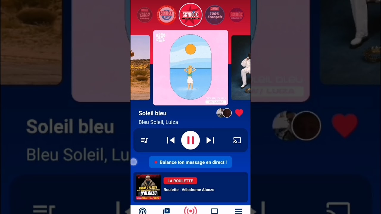 Bleu Soleil, Luiza - Soleil bleu (version skyrock)