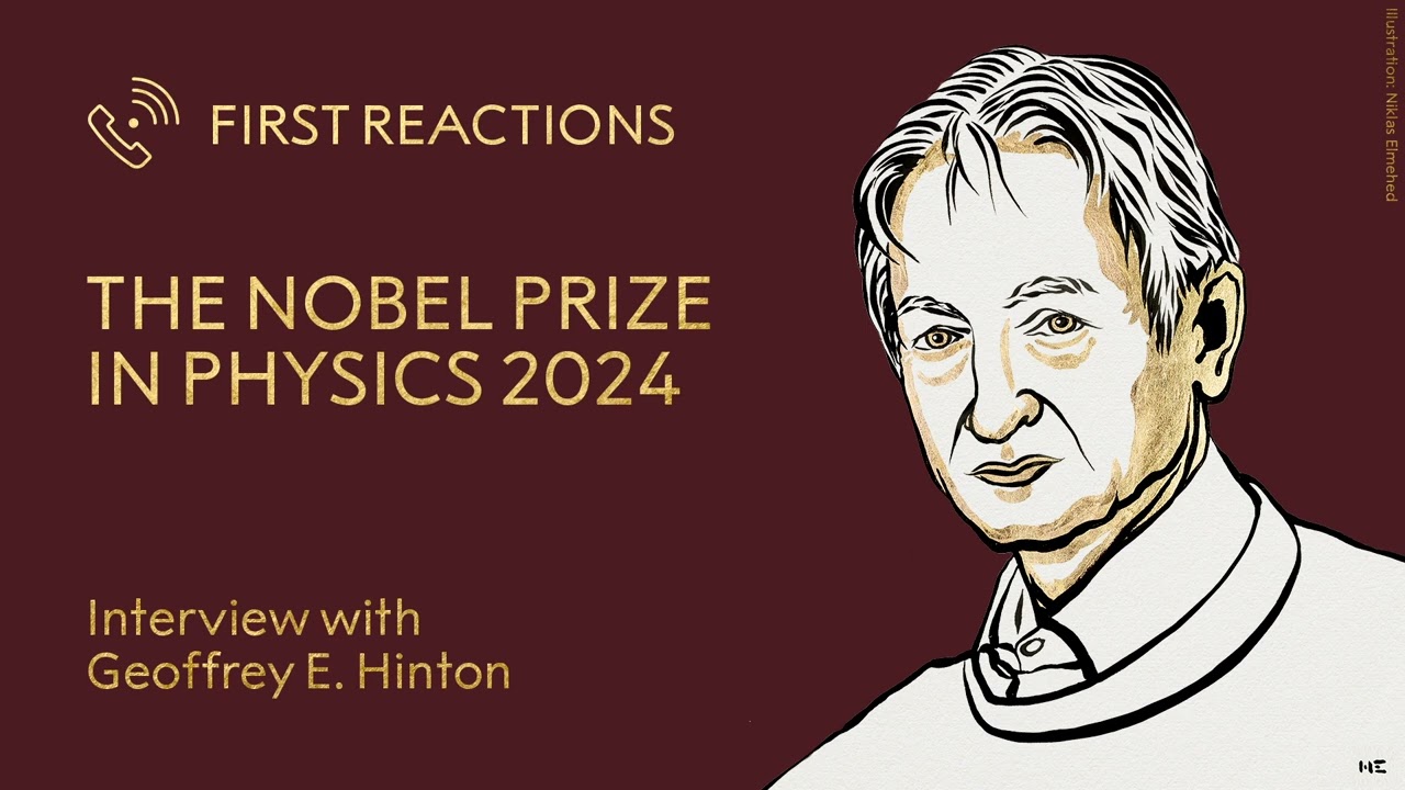 First reactions | Geoffrey Hinton, Nobel Prize in Physics 2024 | Telephone interview