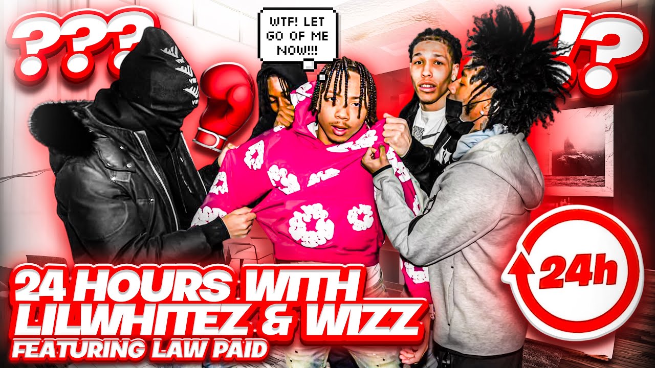 I Spent 24 Hours With LilWhitez & AliasWizz Ft. Lawpaid