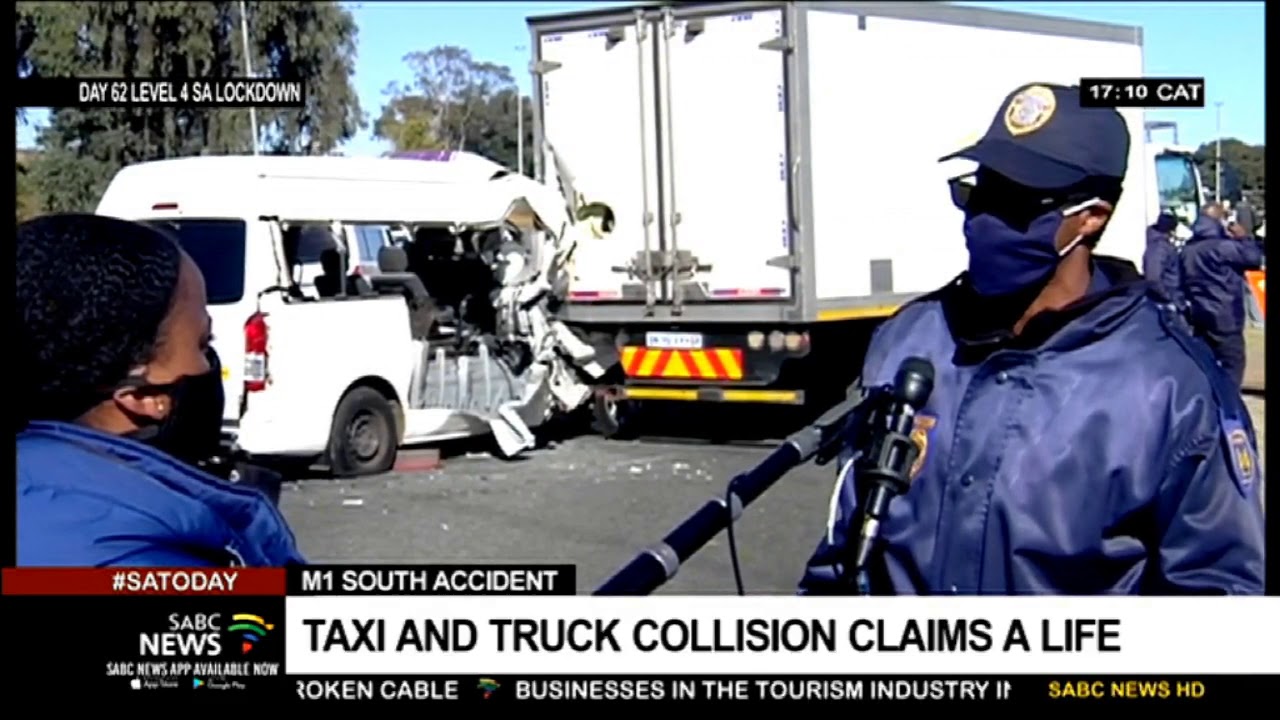 Taxi and truck collision claims a life