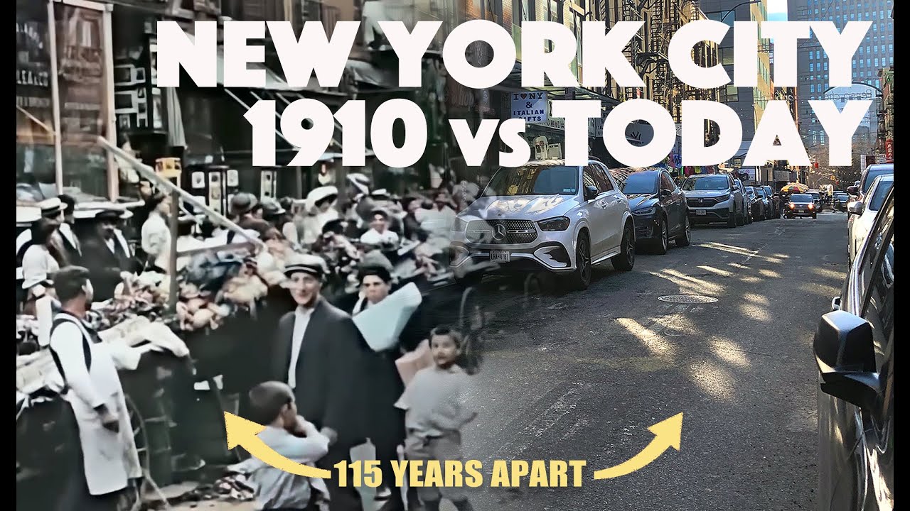 NYC 1910 vs 2025 | Then and Now