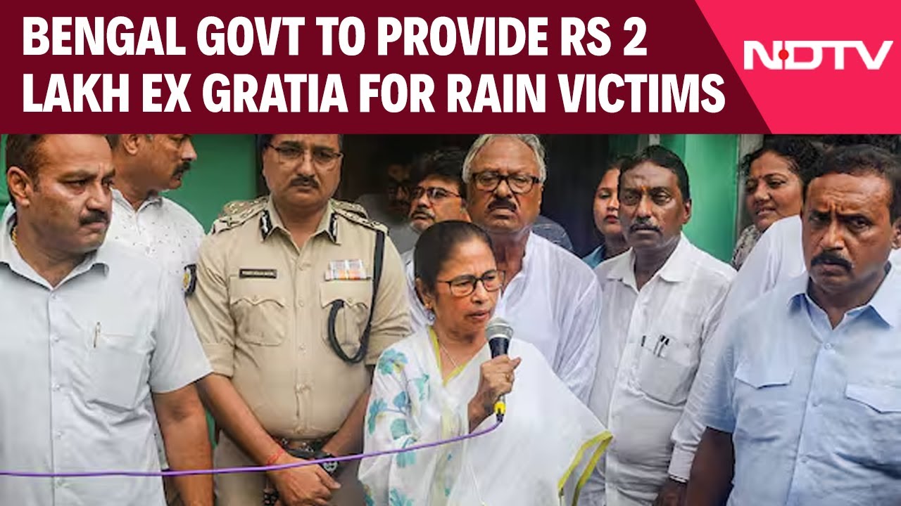 Kolkata Rain Latest | Mamata Banerjee Announces Rs 2 Lakh Compensation for Kolkata Flood Victims