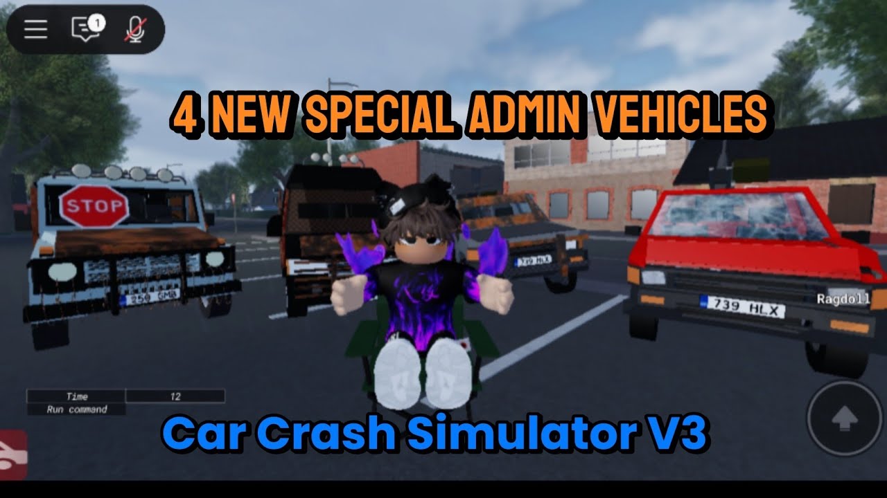 4 New Special Admin Vehicles| Car Crash Simulator V3 