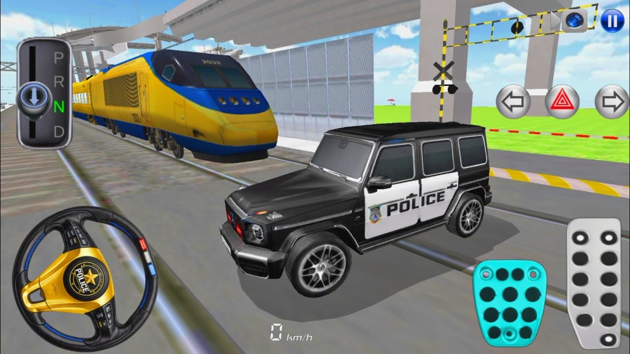 🚓 Police G-Class vs High-Speed Train | 3D Driving Class Gameplay 2026 | Car Games 