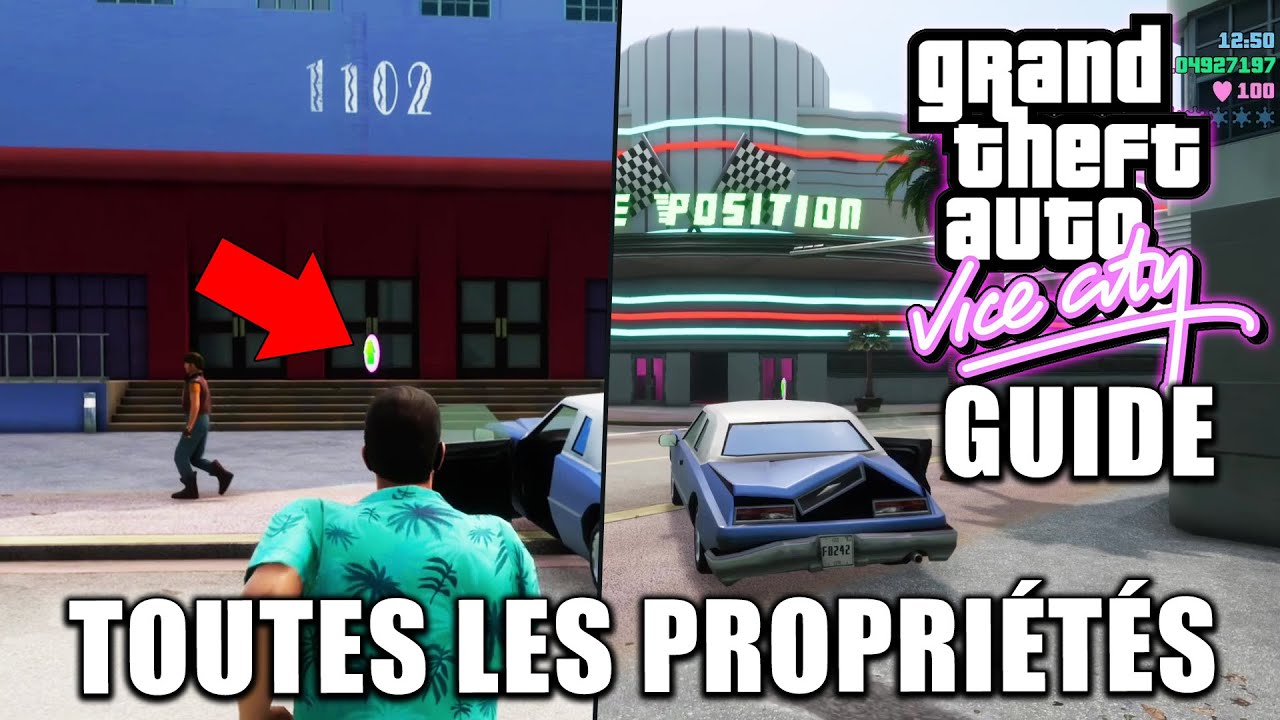 GTA VICE CITY - Emplacement de TOUTES LES PROPRIÉTES et ENTREPRISES - GUIDE 100%