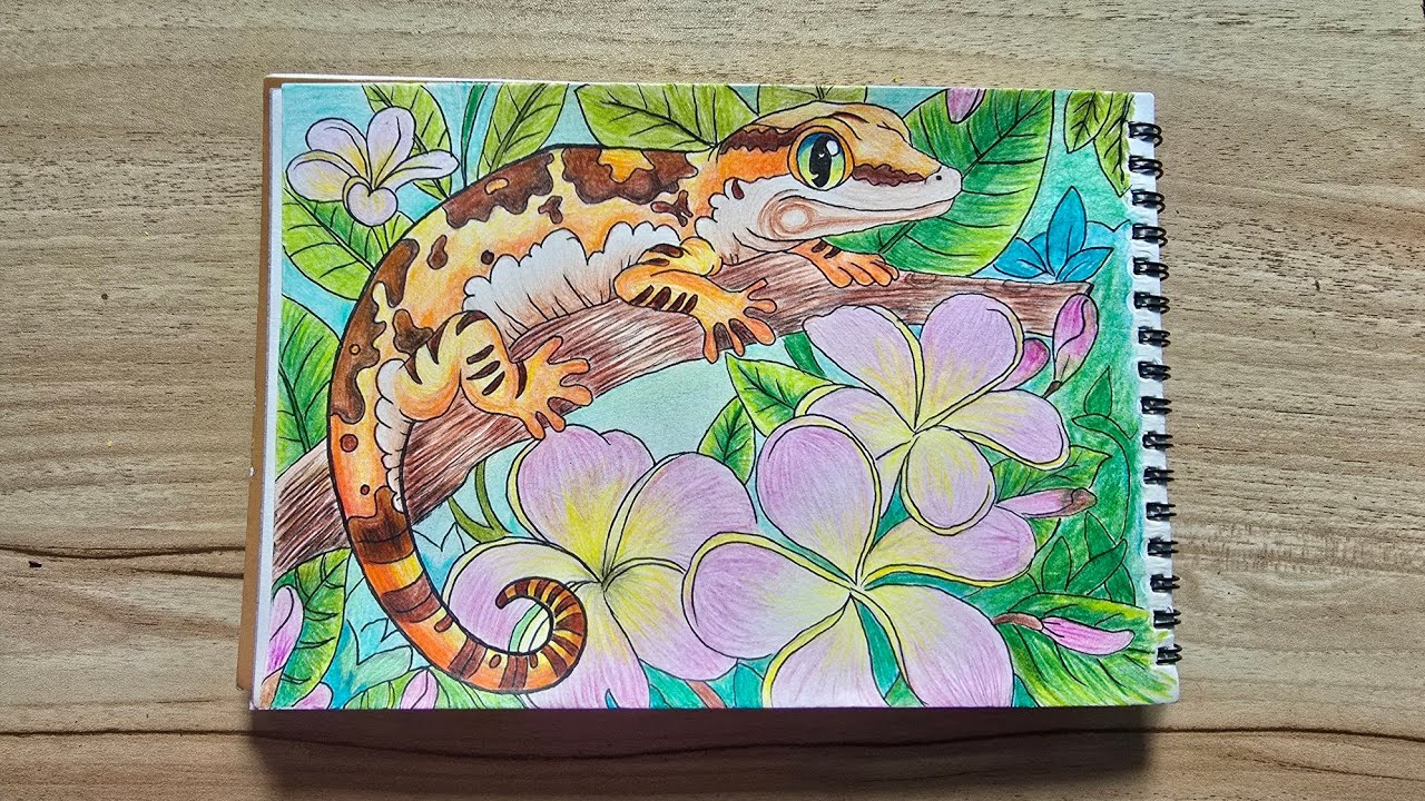 HOW TO Draw Lizard (Gecko)Step By Step Process || Lizard Drawing 2026