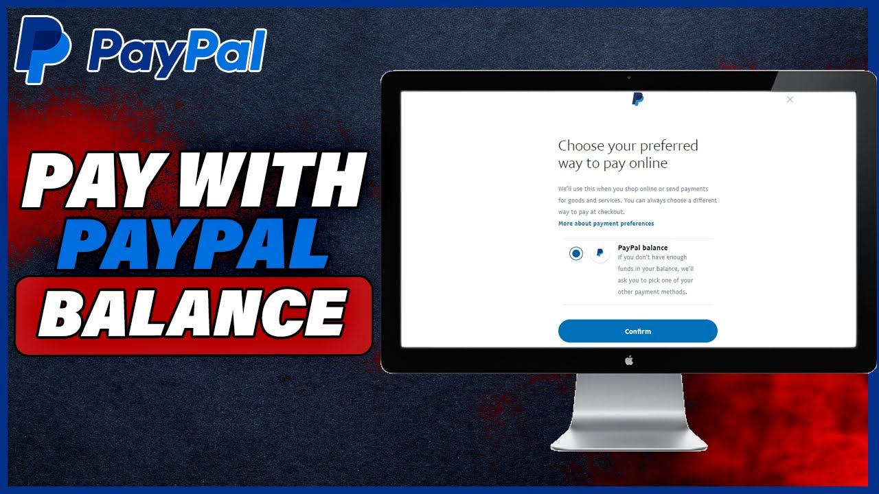 How To Pay With Paypal Balance Instead Of Credit Card