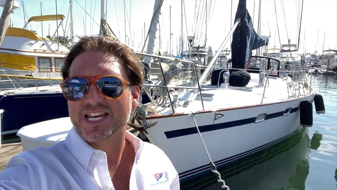 1993 Taswell 43 sailboat Video Walkthrough review  for sale in San Diego, California By: IanVanTuyl