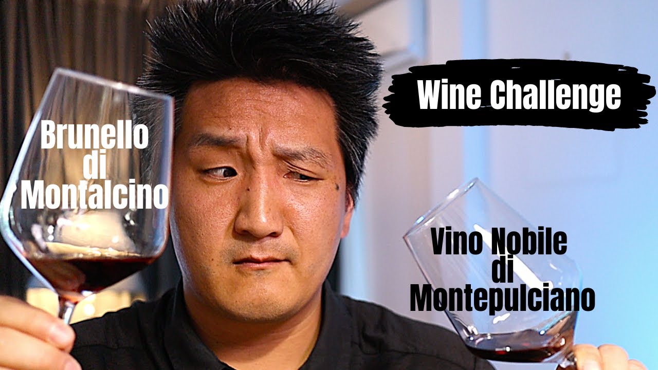 Brunello vs Vino Nobile | Tuscan Red Wine BLIND TASTING