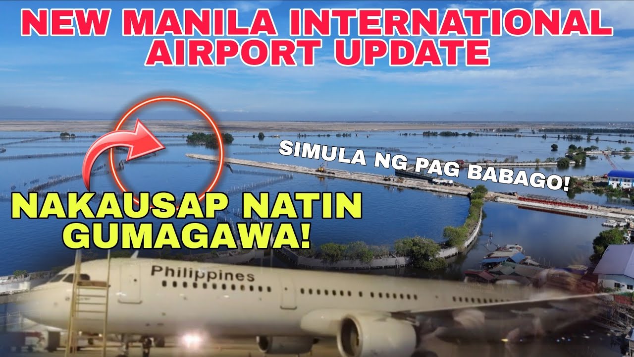 NEW MANILA INTERNATIONAL AIRPORT UPDATE. Nakausap natin gumagawa kalsada! Dami na pagbabago!
