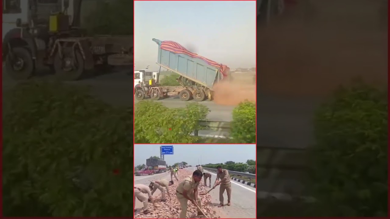 Dumper Driver Speeds on Wrong Side to Evade RTO Check, Drops Stones on Highway in Greater Noida