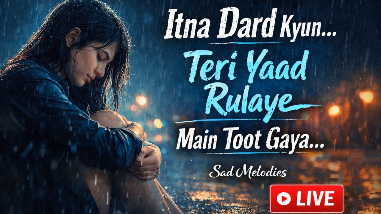 LIVE 🔴 Non-Stop Heartbreak Sad Songs 2026 💔 | Arijit Singh Vibes | Itna Dard Kyun | Sad Melodies