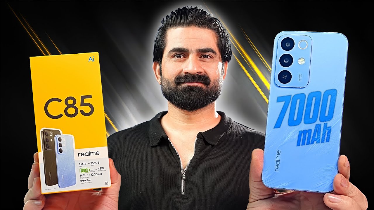 Realme New Smartphone in 2026 ! Realme C85 Unboxing in Pakistan 🔥 IP69 Pro, 7000mAh & Top Features