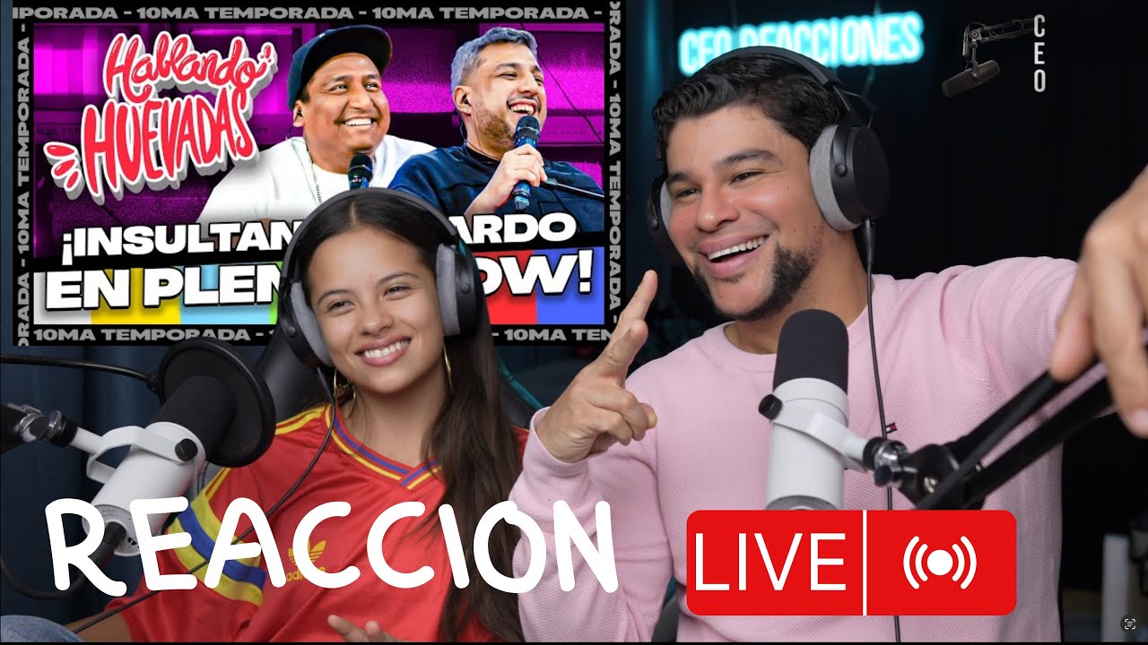 HABLANDO HUEVADAS REACCION 🇵🇪 Con CANDELA 🇨🇴 Insultan a Ricardo en pleno show 🤬