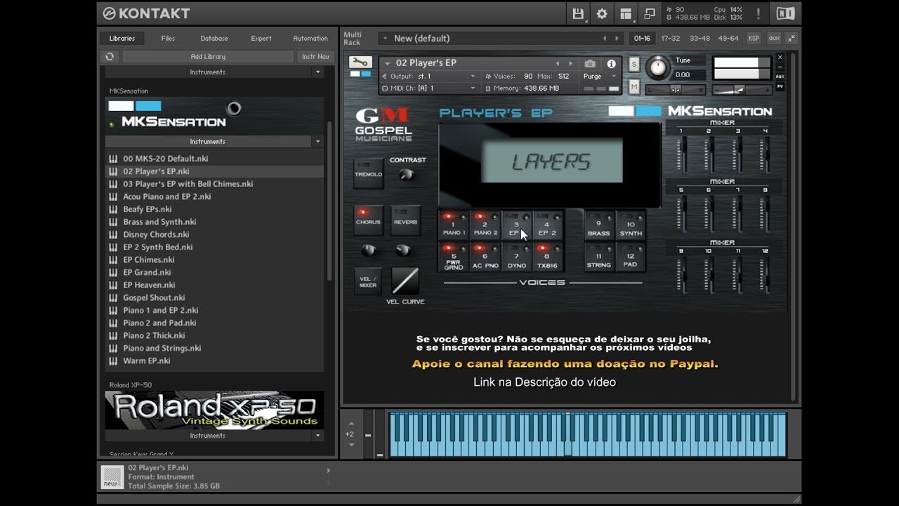 Review MKSensation digital piano library 4 75 GB