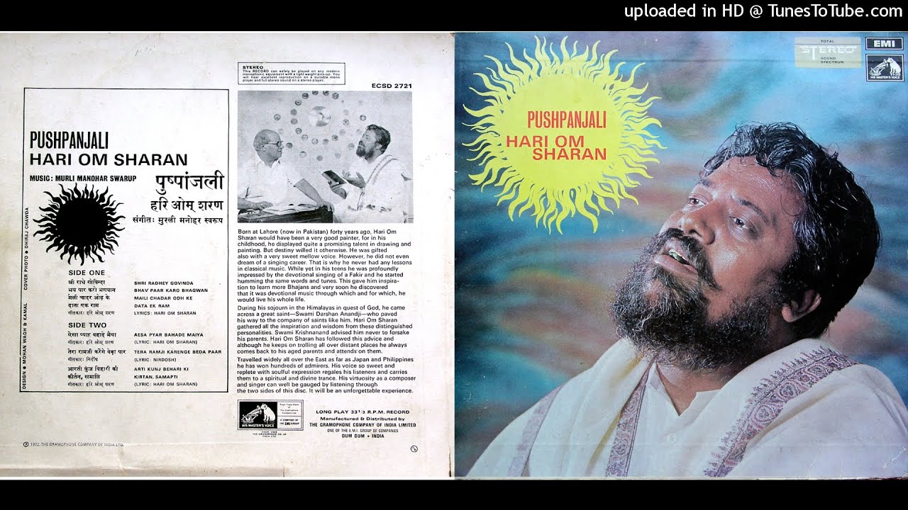 Hari Om Sharan - Pushpanjali Original LP Recording