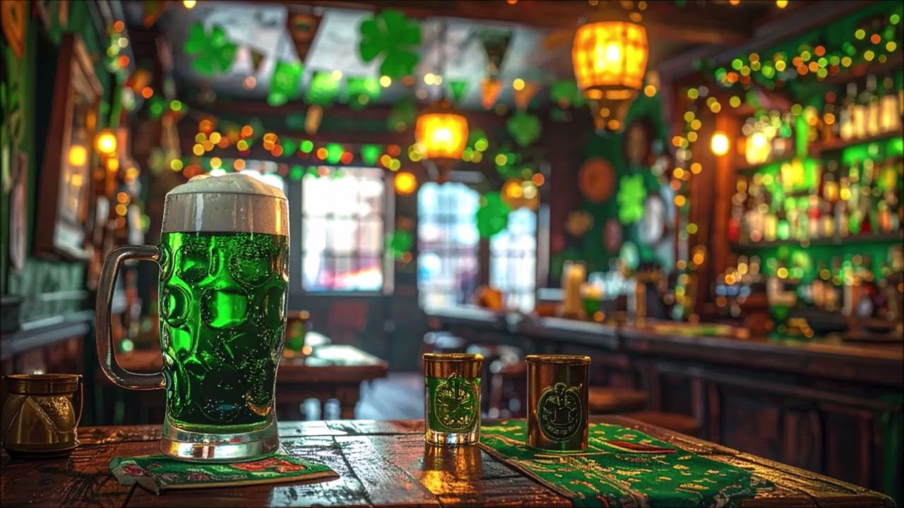 Green Beer | Irish Pub | St. Patrick's Day Ambiance ☘️🍻