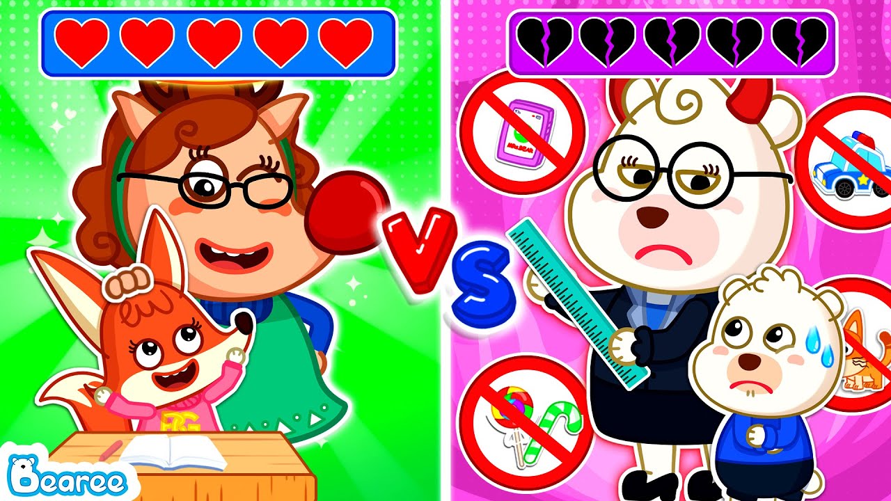 Which Family Is Better? 🐻🆚 | Fun Kids Story | Kids Cartoon Story