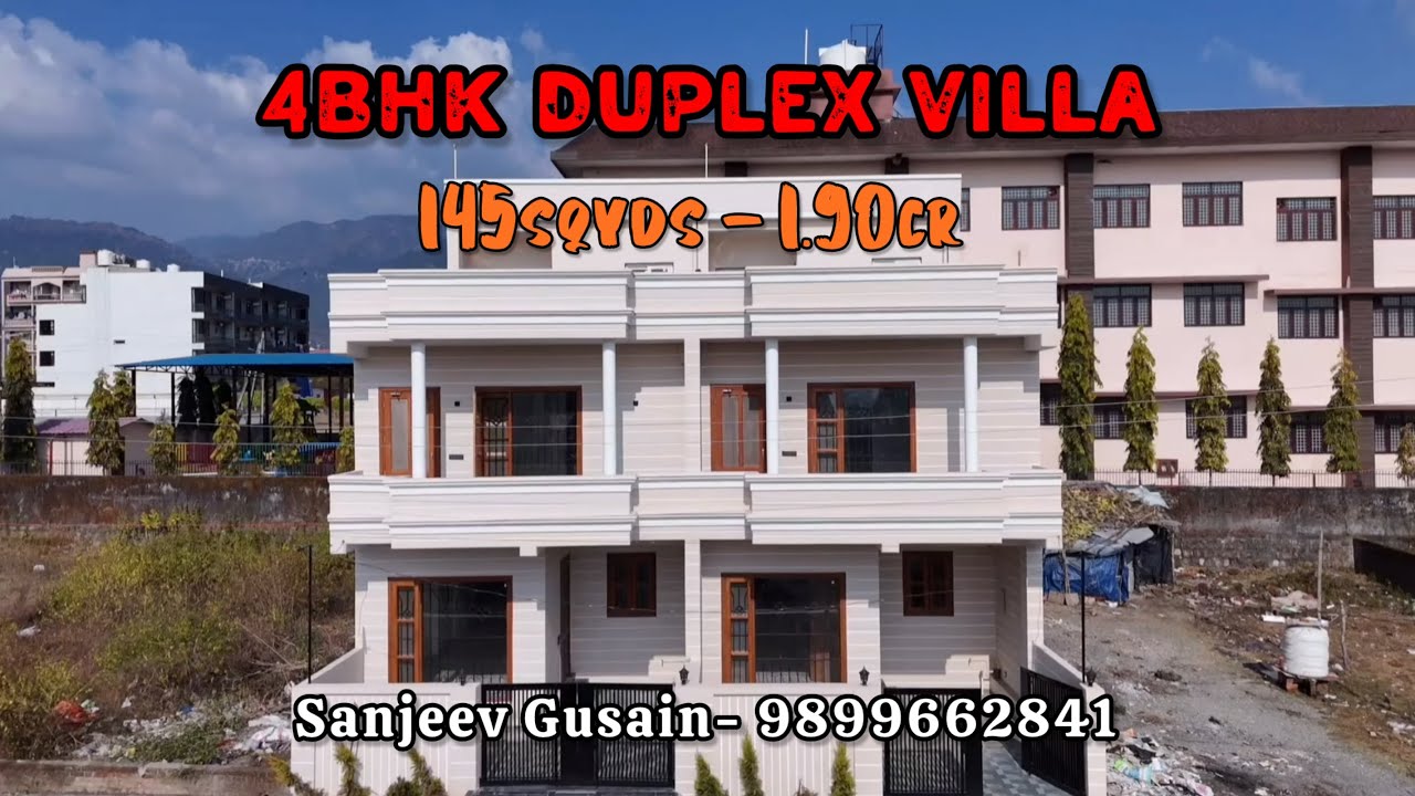 145sqyds 4BHK Duplex Villa near Rajpur Road | Dehradun Property | Sanjeev Gusain - 9899662841