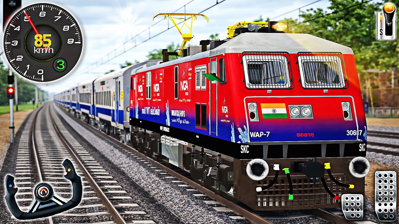 Real Train Driving 3D - Indian Railway Train Simulator | Android Gameplay