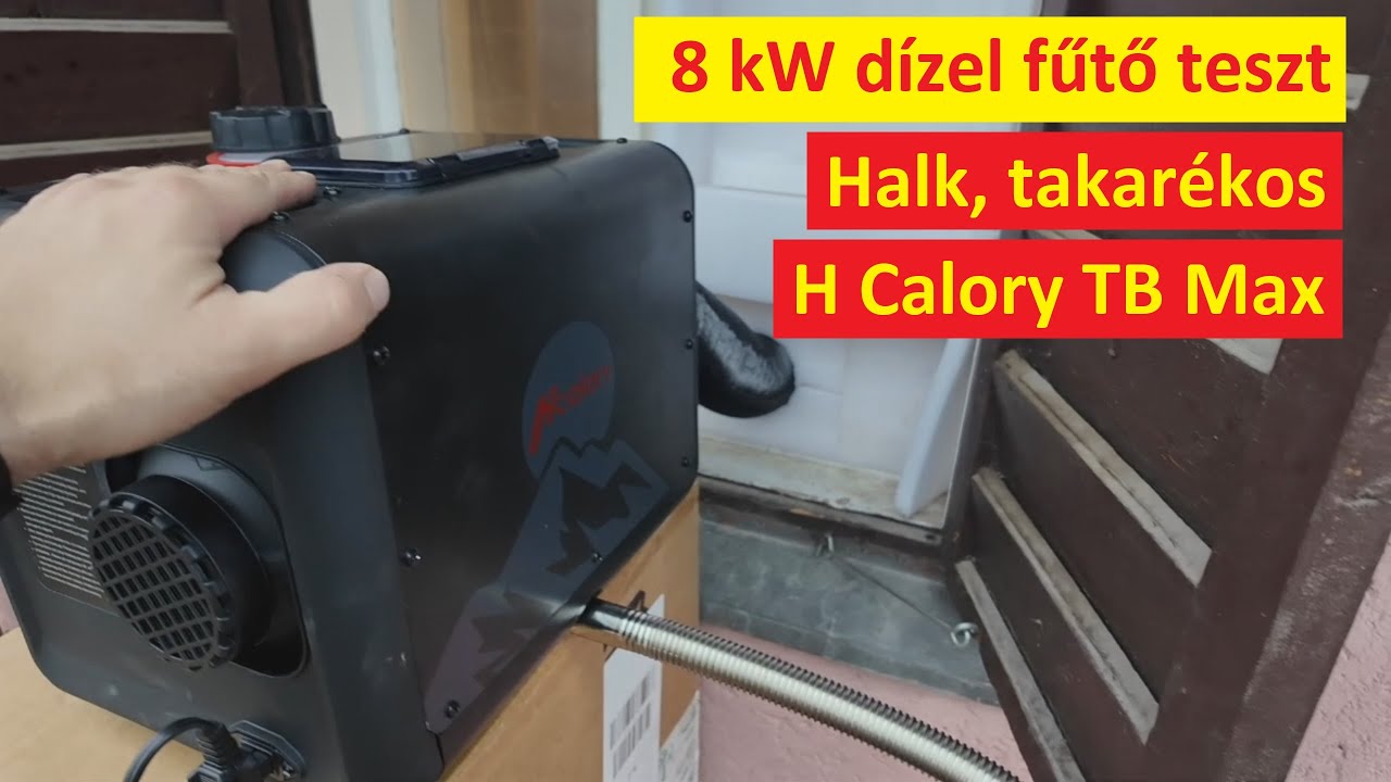 Banggood 8 kW H Calory dízel fűtő🔥⛽ teszt. Black Friday akcióval!💰