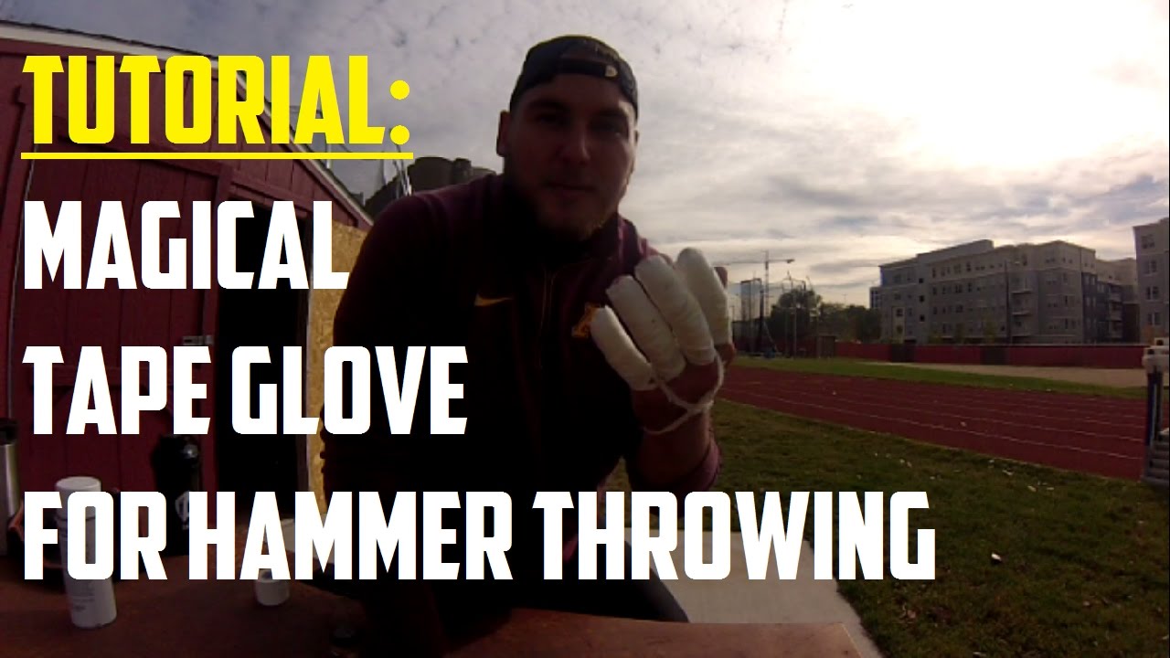 MAGICAL TAPE GLOVE FOR HAMMER THROW