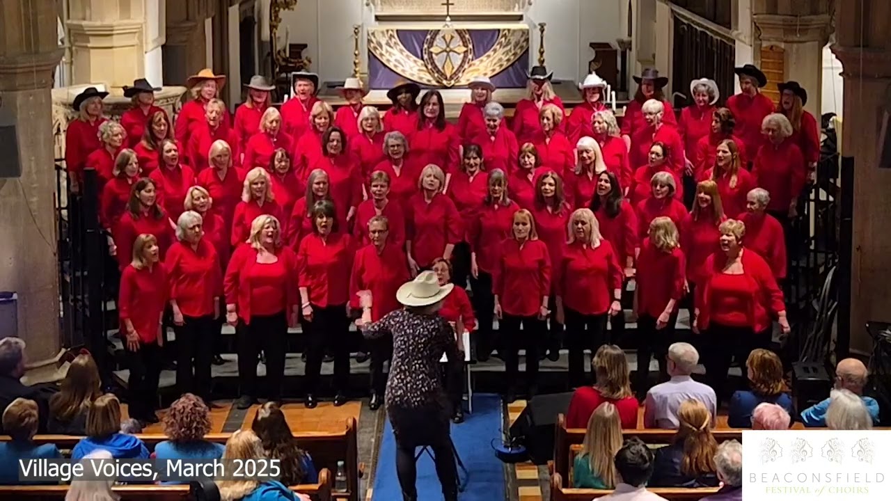 'Texas hold 'em' performed by Village Voices, Beaconsfield Festival of Choirs 2025