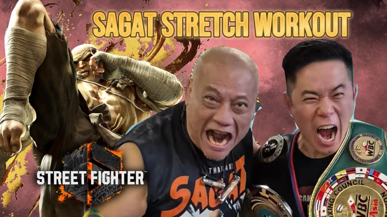 Растяжка с Сагатом Петчинди — легендой муай-тай из Street Fighter | Специальный выпуск от Ханзо
